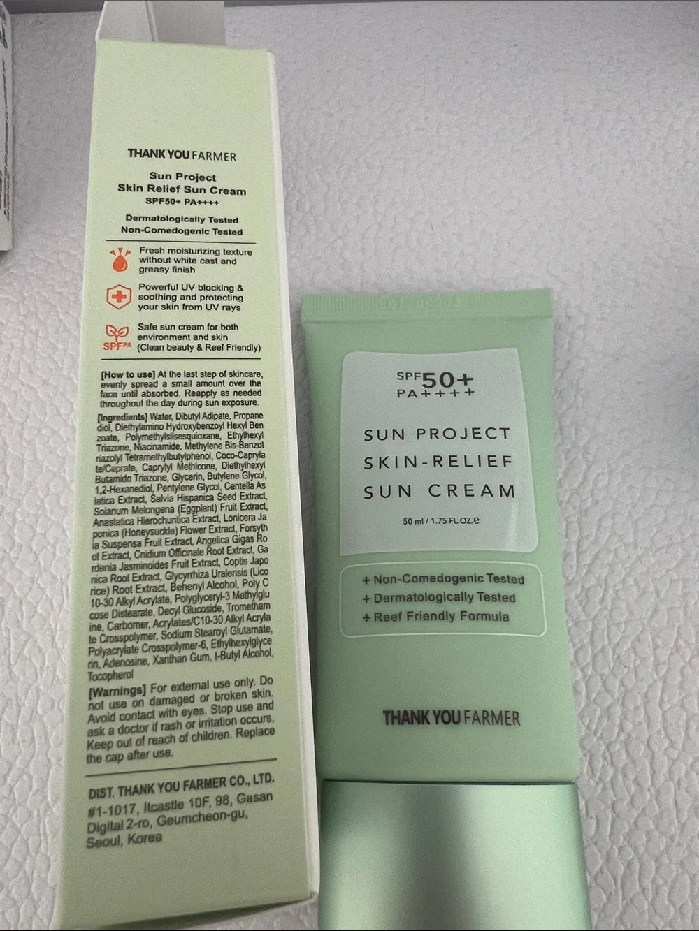 K-Beauty bundle of 4: Cleansing Oil-Soothing Cream - Eye Gel - Sunscreen